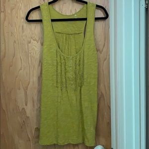 Caslon mustard yellow tank top
